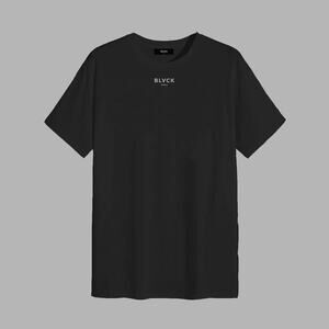BLVCK Paris Men’s Black Logo Cotton Crewneck T-Shirt Size XXL